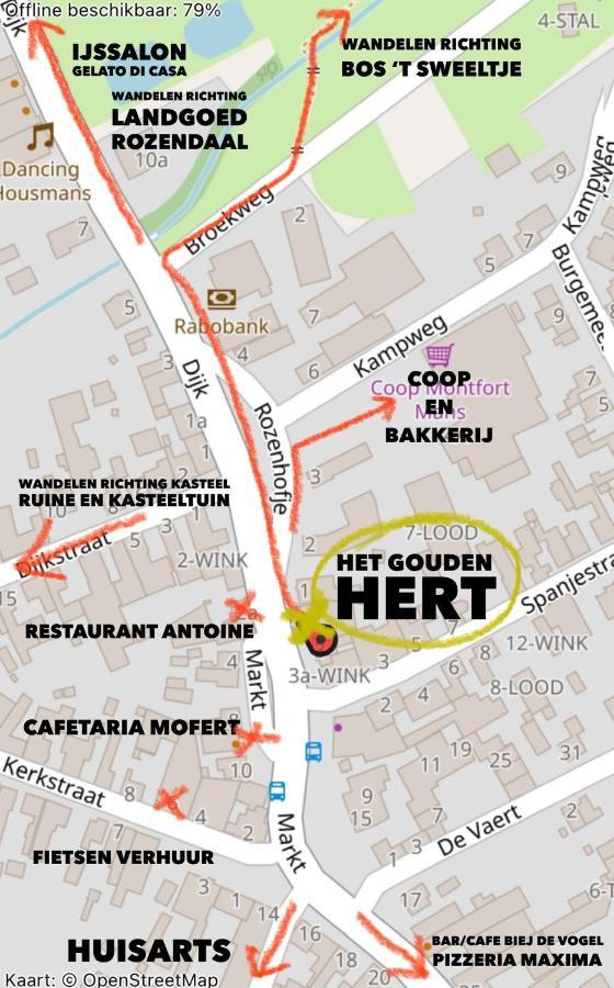 Montfort Het Gouden Hert מראה חיצוני תמונה